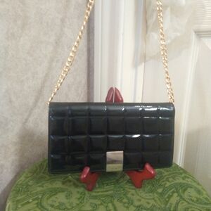 Chanel Chocolate Bar Patent Leather Wallet